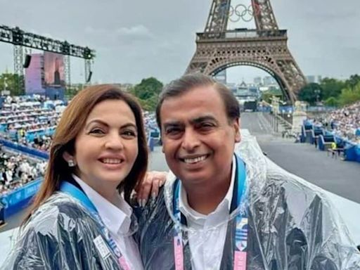 Nita and Mukesh Ambani Attend Paris Olympics 2024 Opening Ceremony: See Photo - News18