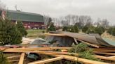 ‘We’re lucky;’ Storm destroys barn at Young’s Jersey Dairy