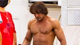 Zac Efron Shows Off Muscles as Pro Wrestler Kevin Von Erich on Set of Movie The Iron Claw