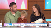 Emmerdale's Danny Miller addresses breastfeeding benefits while celebrating wife nursing baby on live TV