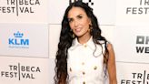 Demi Moore Rocks Tiny White Bikini on Daughter's Birthday Outing