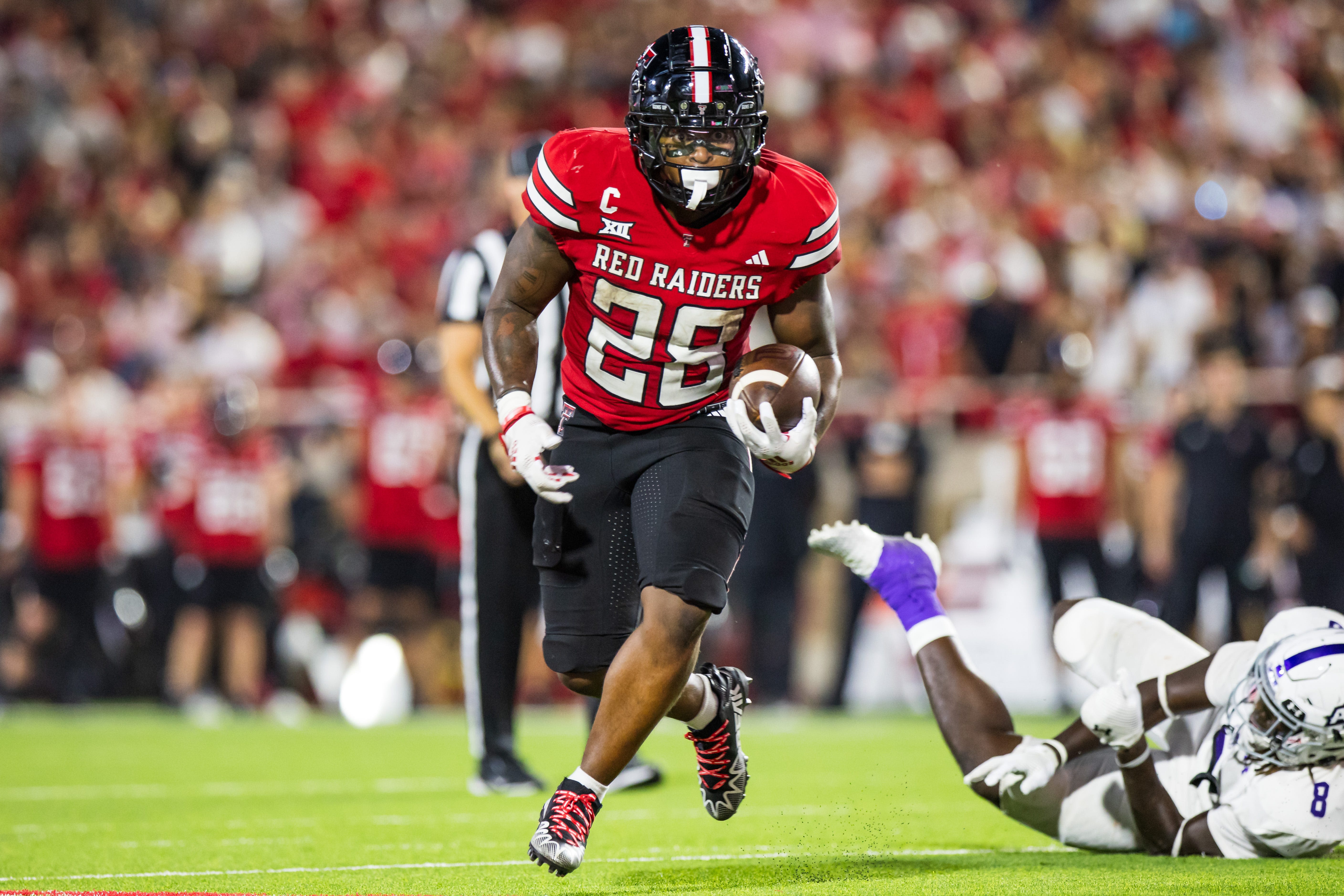 Texas Tech football star RB Tahj Brooks ruled out for Washington State game with injury