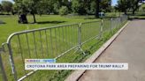 Preparations set for Donald Trump's rally in Crotona Park today