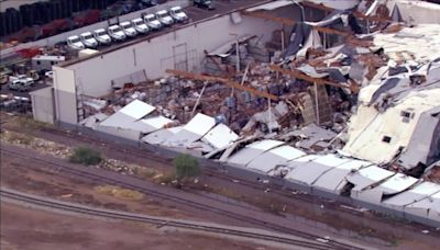 Dozens of trees uprooted, power lines down, buildings damaged after microburst hits west Phoenix