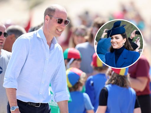 Prince William gives update on Kate's condition