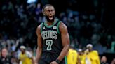 Jaylen Brown sparks dominating Celtics Game 2 win but Haliburton hamstring may turn series