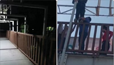 Joven atenta contra su vida en Tehuacán, se lanzó desde un puente peatonal