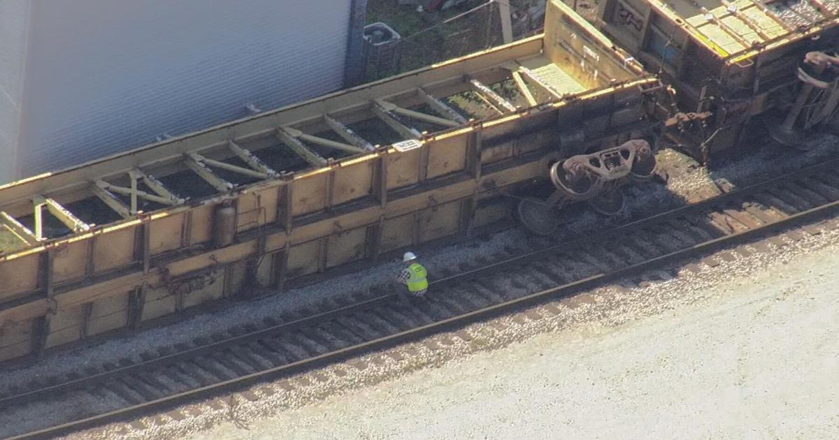 Freight train derailment in Ayer, Massachusetts leaves 9 cars toppled