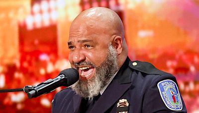 Police Officer Stuns America's Got Talent Judges With Showstopping Ed Sheeran Cover Dedicated to His Wife - E! Online