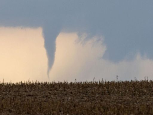 Tornado spotted on ground near Elkhorn, moving into western Omaha area. Live updates here