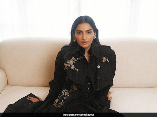 Sonam Kapoor Went Noir Biker Chic With A Floral Veil For Dior's Paris Fashion Week 2024