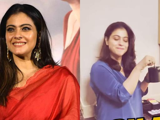 Kajol posts an adorable winsome guide on how to make coffee, watch now