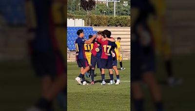 El Barcelona gana 1-0 a la UE Olot - MarcaTV