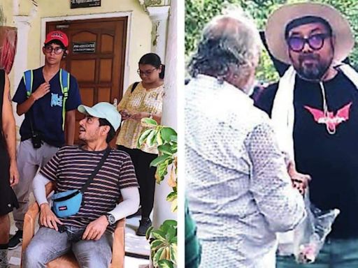 Director Anurag Kashyap spotted shooting in Lucknow, deets inside