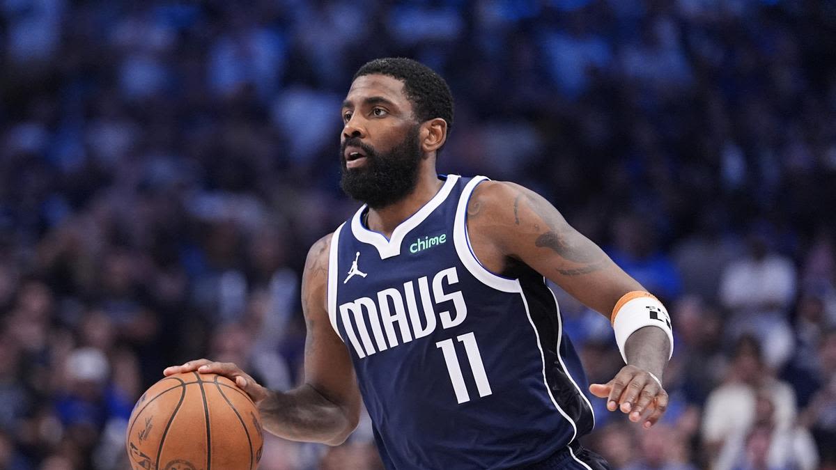 NBA star Kyrie Irving creates a New Jersey sneaker
