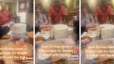 Aunt shocks TikTok with her homemade, 15-pound ‘cherpumple’