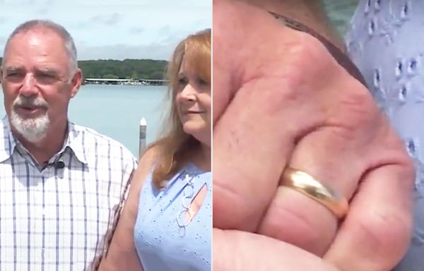 Couple Hires Team of Divers to Search for Wedding Ring Lost in Lake 25 Years Ago