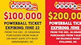 Winning Powerball tickets sold in Union County, Greensboro expire soon