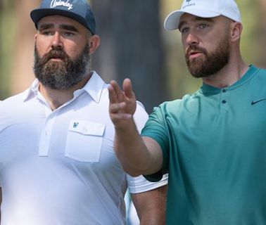 Jason and Travis Kelce Attend The ACC Celebrity Golf Championship, Plus Ice Spice, Kate Hudson and More