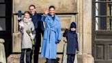 Crown Princess Victoria of Sweden Celebrated Her Name Day with Her Family at the Royal Palace