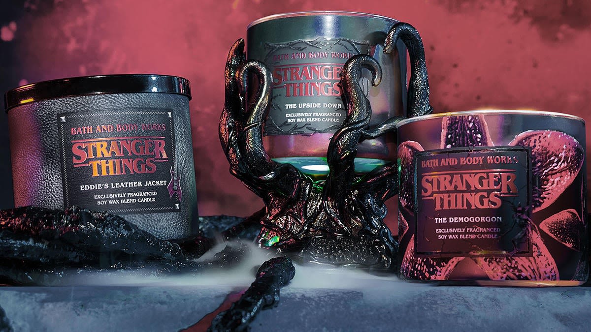 Stranger Things Collection at Bath & Body Works Expands With New Scents, Pedestals, and More