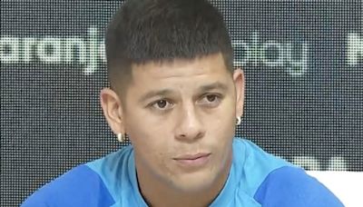 Marcos Rojo reaccionó ante el palito para Boca de un periodista de River