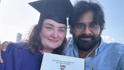 Pawan Kalyan's Wife Anna Lezhneva Graduates At 43, Powerstar Celebrates Her Achievement