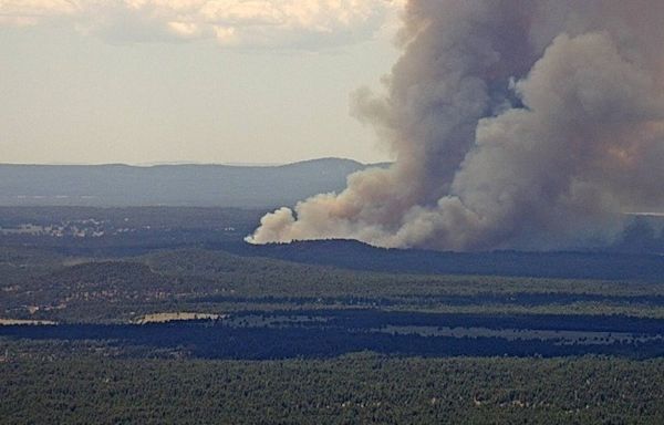 New wildfire dubbed Bravo Fire growing west of Flagstaff