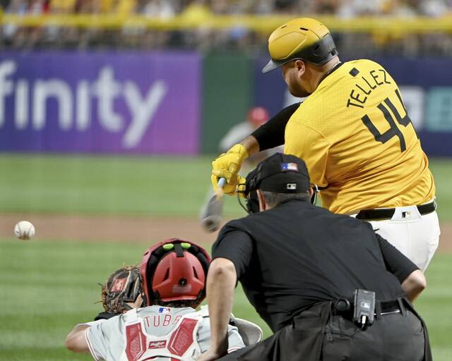 Rowdy Tellez sets Pirates record with 3 sacrifice flies in game; 1st NL player to do so since 1987