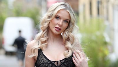 Helen Flanagan wows in a daring black lingerie-inspired dress