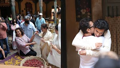 When Aamir Khan, ex wife Reena visited Maharaj's set to support son Junaid Khan, see pics