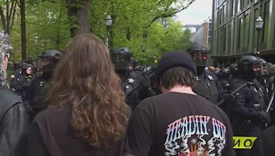 Police clearing Portland State University’s library occupation, shelter in place declared