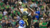 Troy Franklin one of 7 returning Pac-12 WRs ranked among top 25