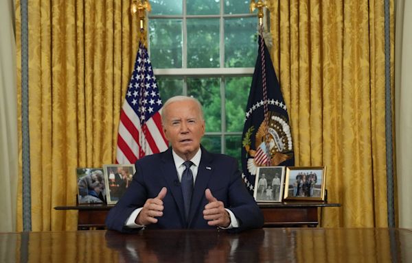Biden speaks to Trump assassination attempt in Oval Office address saying ‘time to lower the temperature’: Live