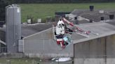 Helicopter crashes into building in central Ireland