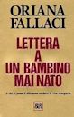 Lettera a un bambino mai nato