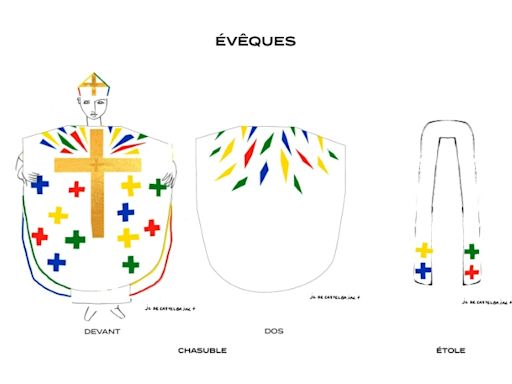 Designer vestments and furniture for Paris's reborn Notre-Dame