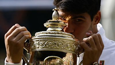 Irresistible Carlos Alcaraz cruises past Novak Djokovic in Wimbledon final