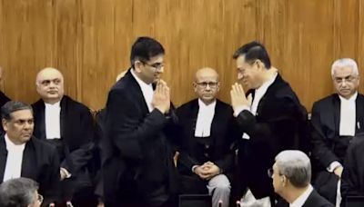 Kotiswar Singh, Mahadevan take oath as Supreme Court judges; top court attains full strength