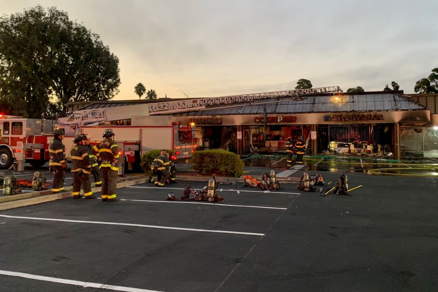 Fire impacts eight businesses at San Jose strip mall Thursday