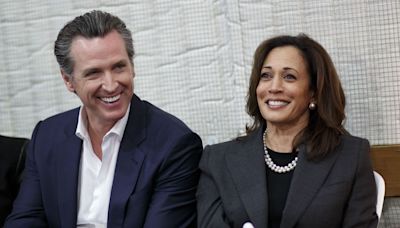 California Gov. Gavin Newsom endorses "fearless" Kamala Harris for president