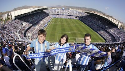 El Málaga espera meter a 30.000 personas en La Rosaleda contra el Celta Fortuna