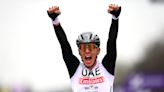 Tour of Flanders: Tadej Pogacar wins alone after stunning Kwaremont attack