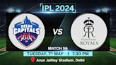 IPL 2024, DC vs RR Live Score: Rajasthan Royals look to secure playoff spot, Delhi Capitals fight for survival
