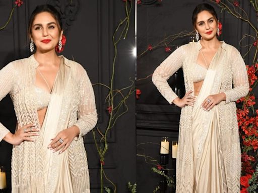 Sonakshi Sinha-Zaheer Iqbal Wedding: Huma Qureshi Is A Beautiful Vision in White Saree at the Reception - News18