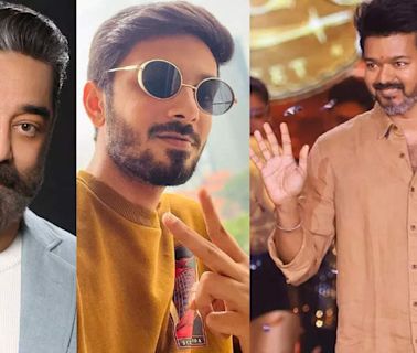 ...Kamal Haasan, Anirudh Ravichander, Karthik Subbaraj, and several other celebs wish Thalapathy Vijay on his 50th birthday | Tamil Movie News - Times of India