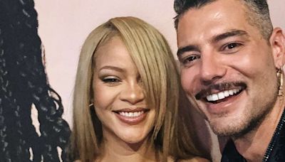 Kadu Dantas encontra Rihanna em evento de beleza em Los Angeles