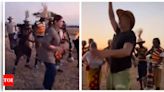 THIS video of Akshay Kumar and Twinkle Khanna dancing their heart out with the Omahe during their Tanzanian vacation is simply unmissable! - WATCH | - Times of India