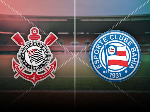 Bahia x Corinthians: onde assistir ao vivo ao jogo do Brasileirão