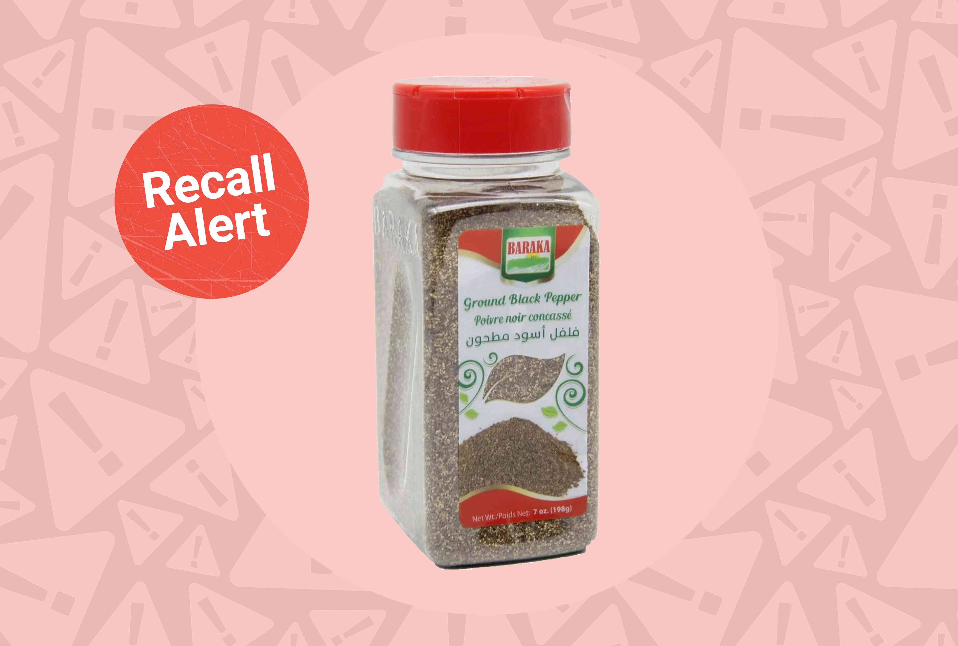 Ground Black Pepper Recalled Nationwide Due to Salmonella Contamination